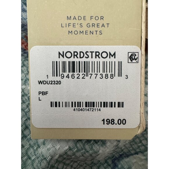 Faherty L Organic Floral Multicolor Maxi Dress Floral Print Cotton NWT - Picture 14 of 15